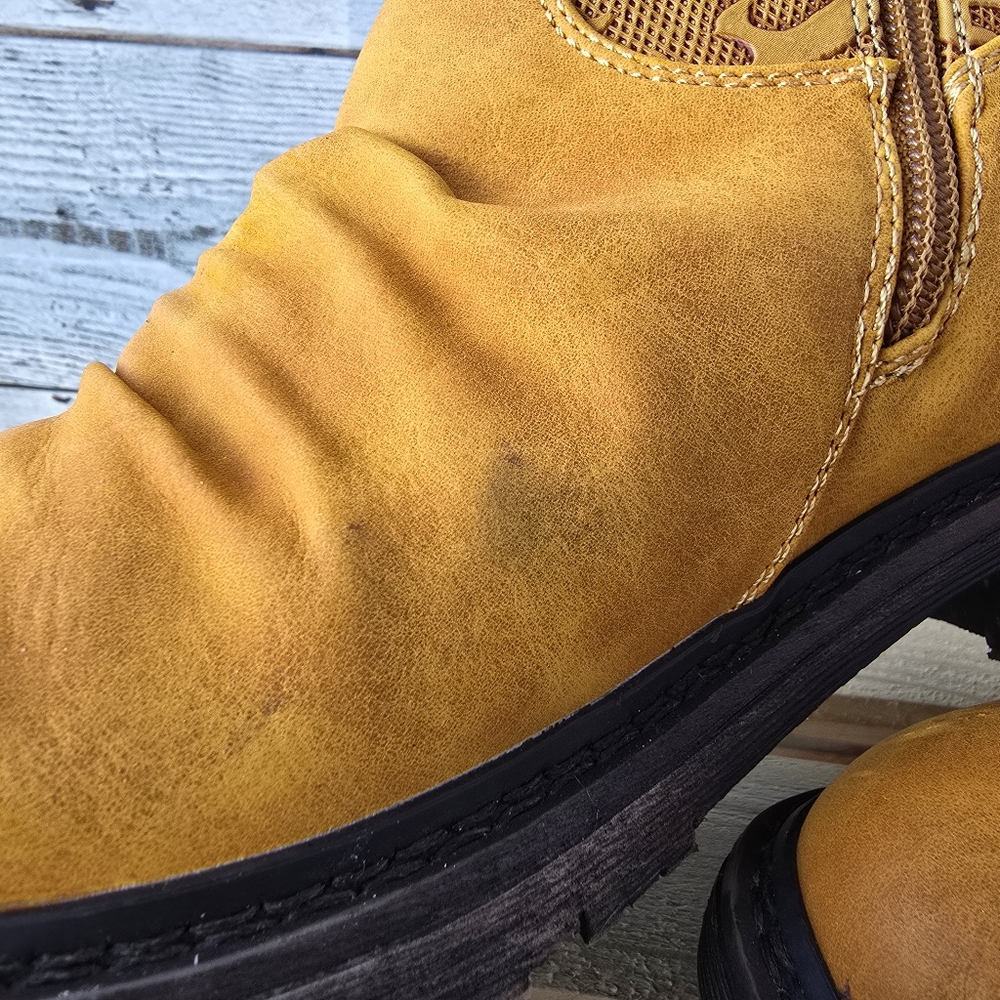 Rieker Dominika Water Resistant Winter Fall Mustard Yellow Boots Size 38 NEW - Picture 7 of 14
